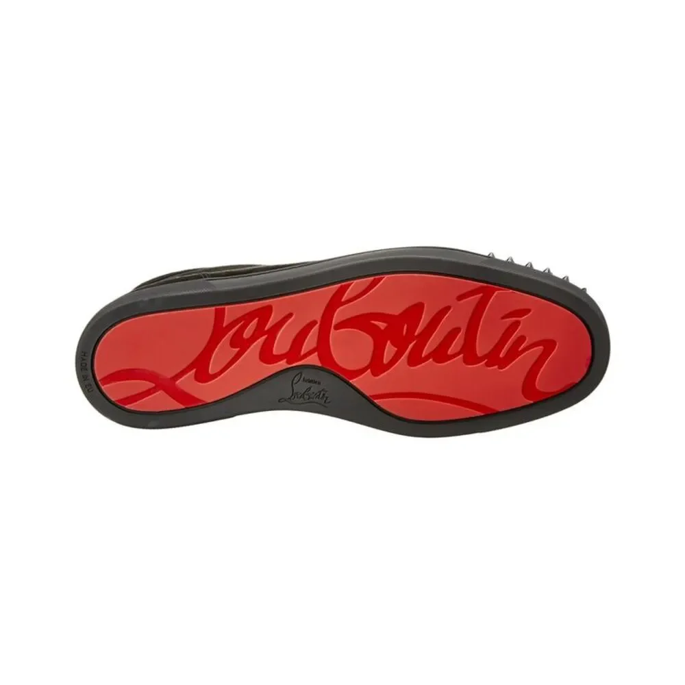 Christian Louboutin Lou Suede Sneaker, Black - Picture 4 of 5